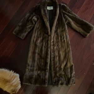 Full Length Brown Mink Coat